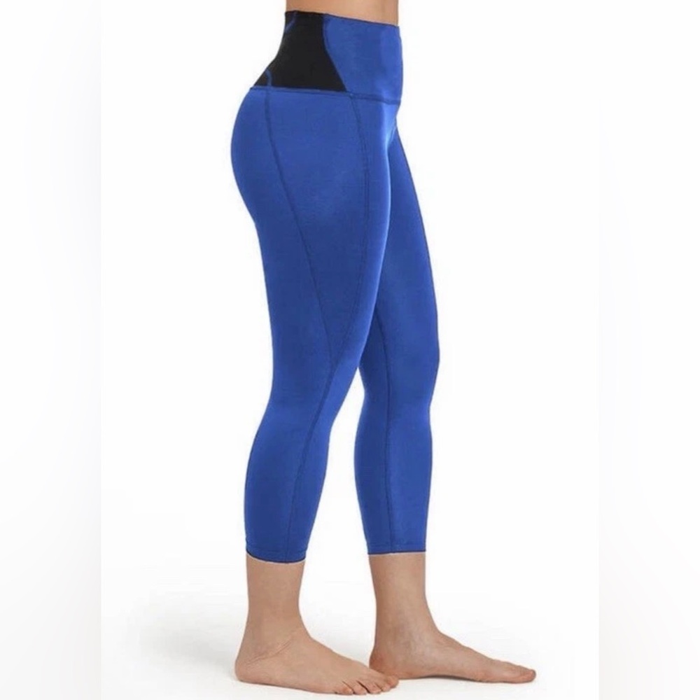Blue Women's High-Waisted Leggings